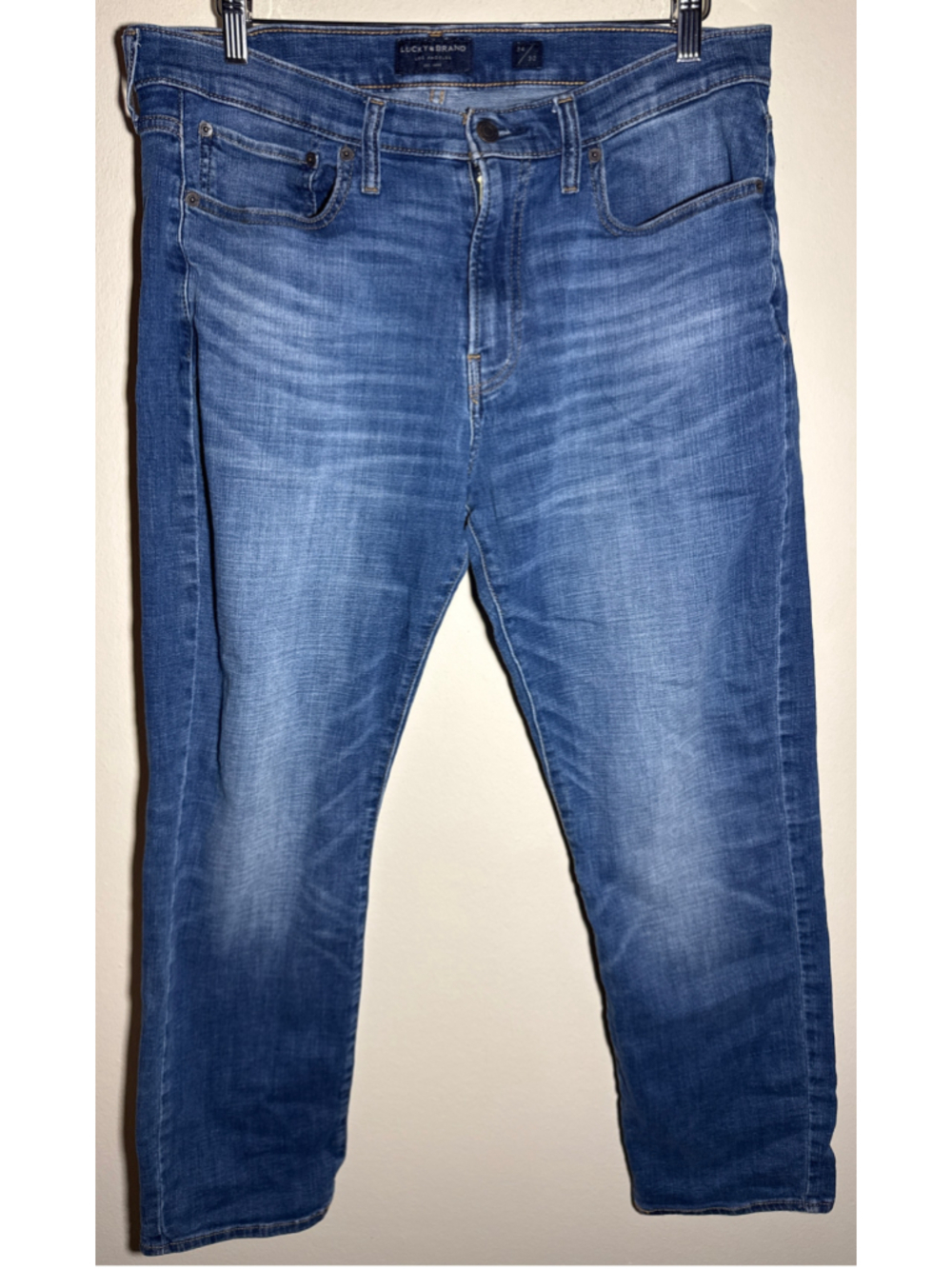 Lucky Brand 121 Slim Straight Jeans, Blue, Size 34x30